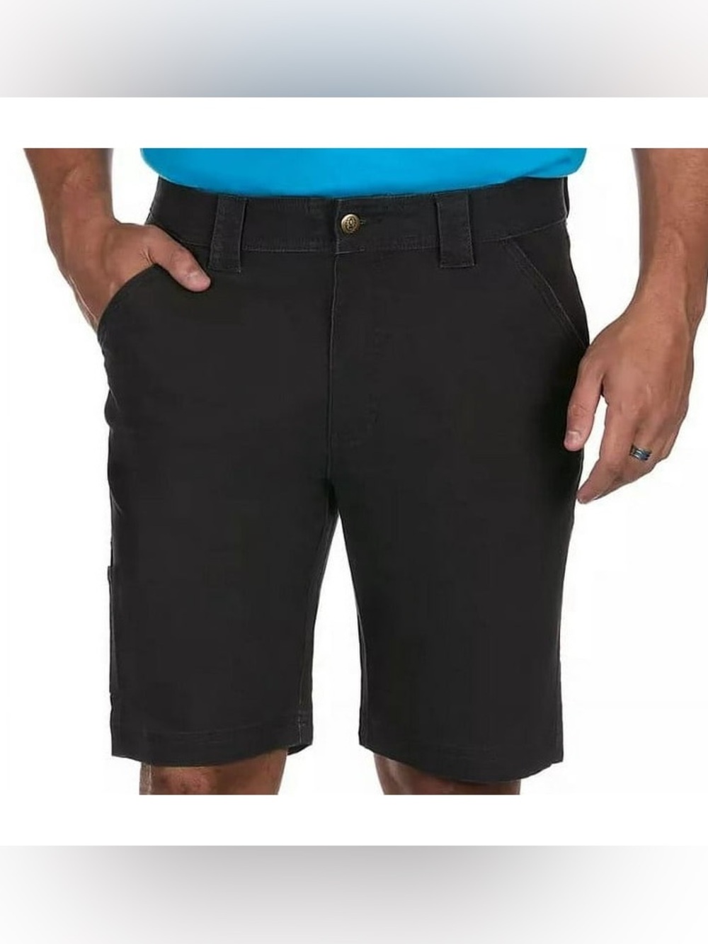 Coleman Mens Tear Resistant Utility Cargo Shorts. Gray Phantom. Size 40